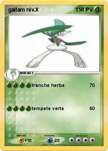 Pokemon gallam niv.X