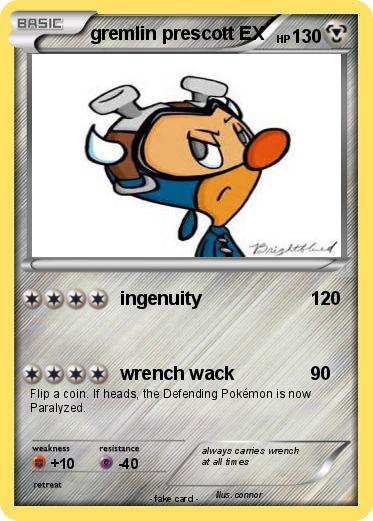 Pokemon gremlin prescott EX