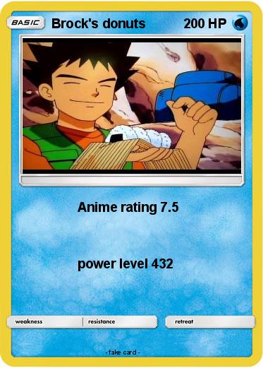 Pokemon Brock's donuts