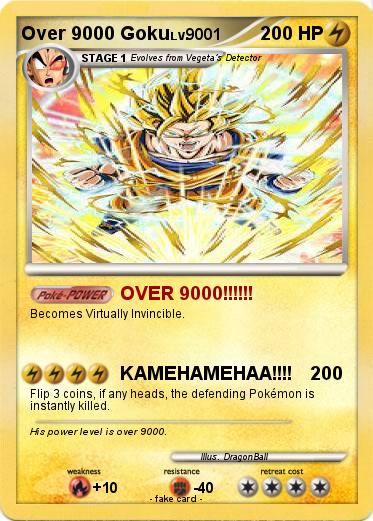 Pokemon Over 9000 Goku
