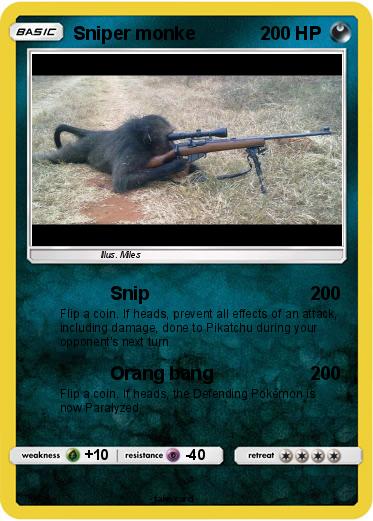 Pokemon Sniper monke