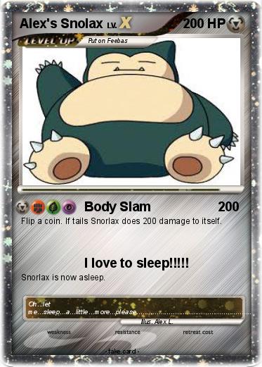 Pokemon Alex's Snolax