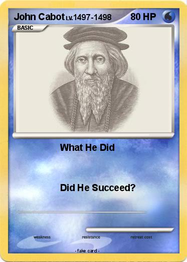Pokemon John Cabot