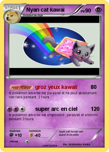 Pokemon Nyan cat kawai
