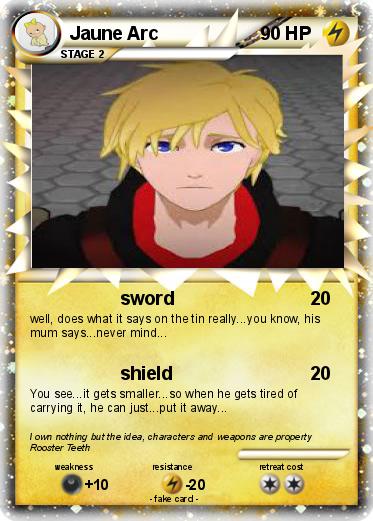 Pokemon Jaune Arc