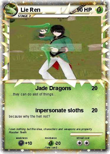 Pokemon Lie Ren