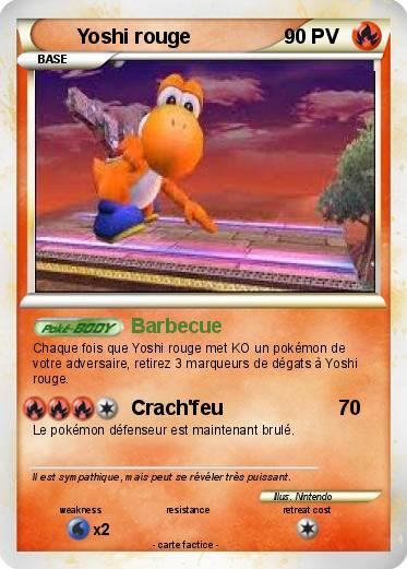 Pokemon Yoshi rouge