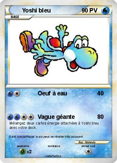 Pokemon Yoshi bleu