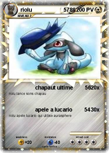 Pokemon riolu                     5789