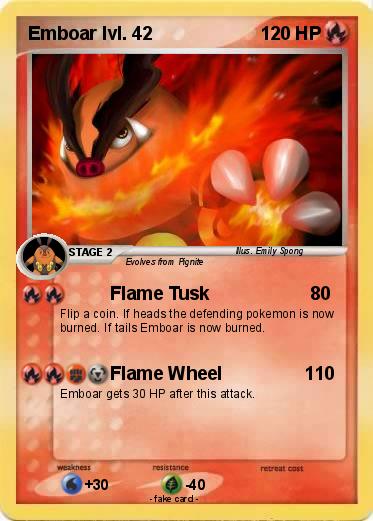 Pokemon Emboar lvl. 42