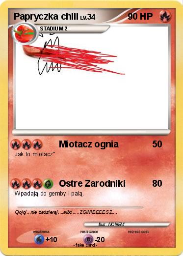 Pokemon Papryczka chili