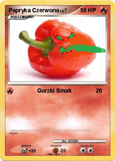 Pokemon Papryka Czerwona