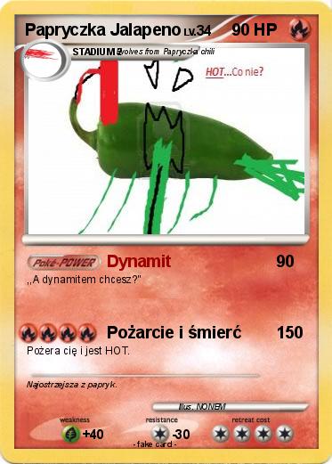 Pokemon Papryczka Jalapeno
