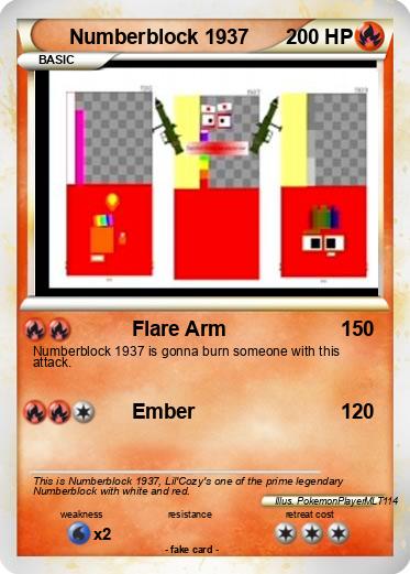 Pokemon Numberblock 1937