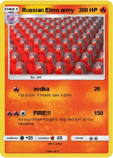 Pokemon Russian Elmo army