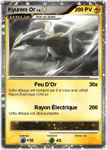 Pokemon Kyurem Or