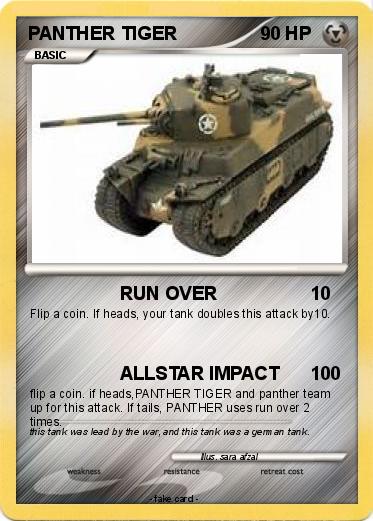 Pokemon PANTHER TIGER