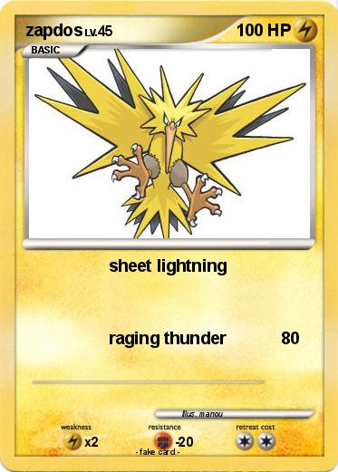 Pokemon zapdos