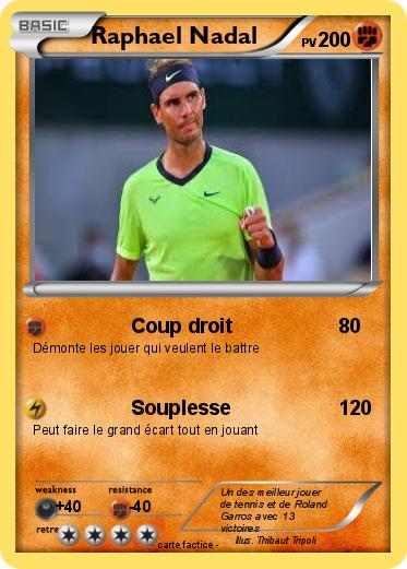 Pokemon Raphael Nadal