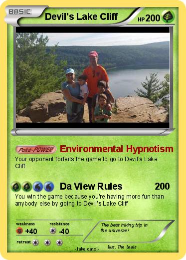 Pokemon Devil's Lake Cliff