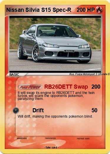 Pokemon Nissan Silvia S15 Spec-R