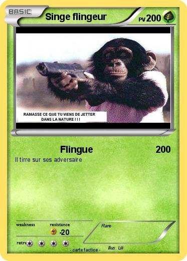 Pokemon Singe flingeur