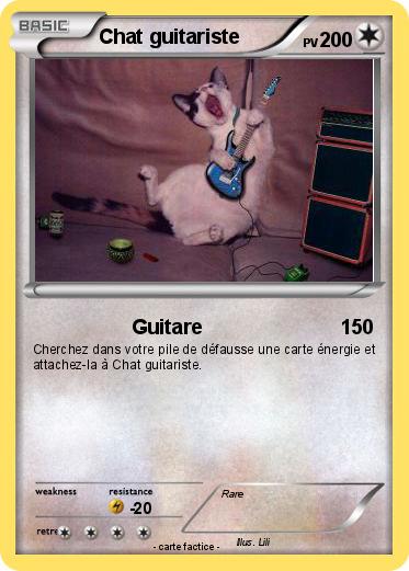 Pokemon Chat guitariste
