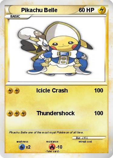 Pokemon Pikachu Belle