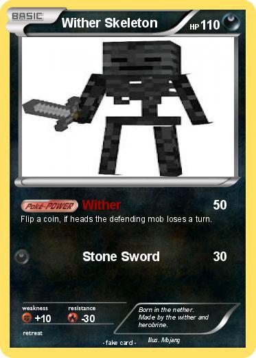 Pokemon Wither Skeleton