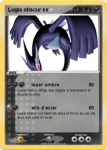 Pokemon Lugia obscur ex