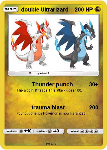 Pokemon double Ultrarizard