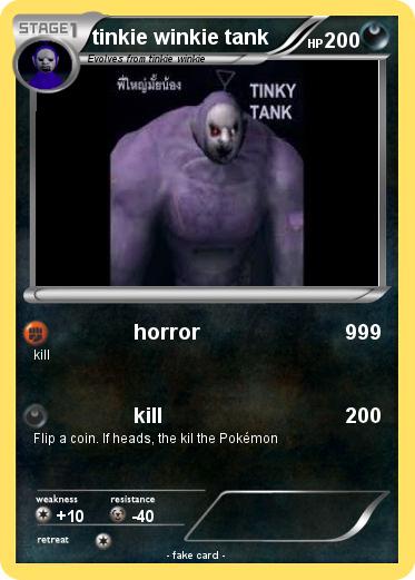 Pokemon tinkie winkie tank