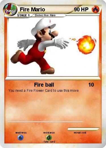Pokemon Fire Mario