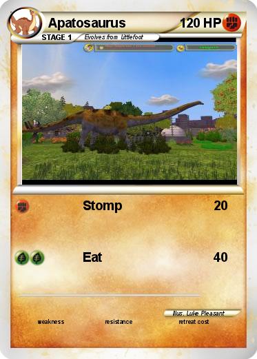 Pokemon Apatosaurus