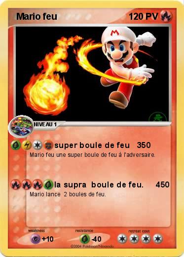 Pokemon  Mario feu