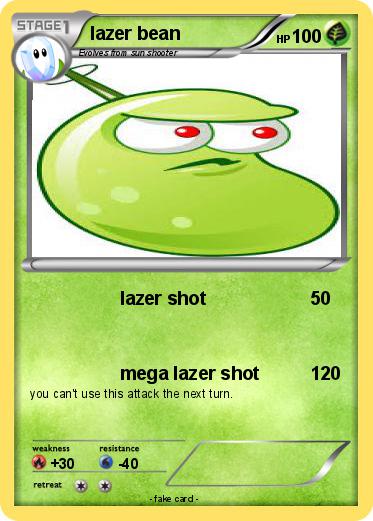 Pokemon lazer bean