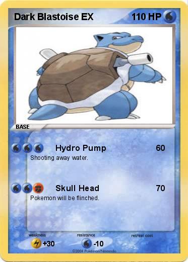 Pokemon Dark Blastoise EX