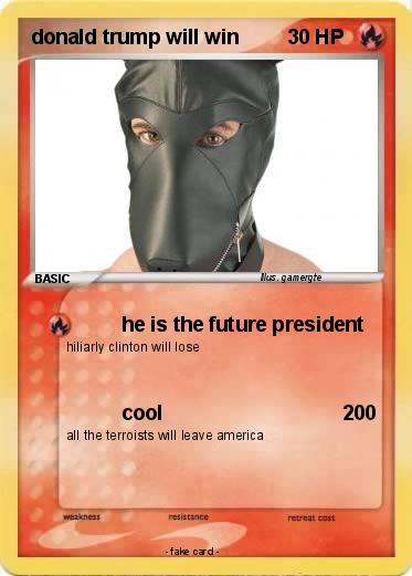 Pokemon donald trump will win