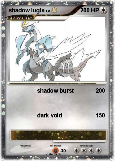 Pokemon shadow lugia