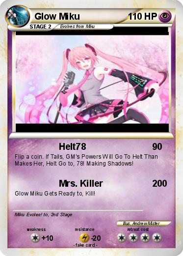 Pokemon Glow Miku