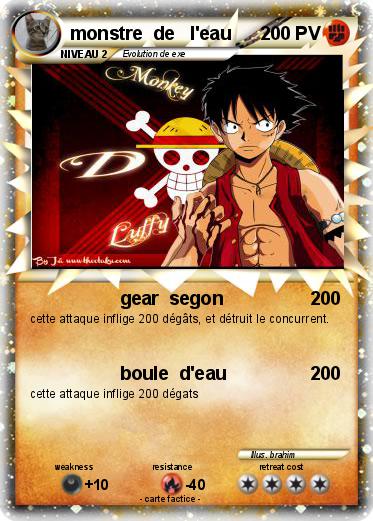 Pokemon monstre  de   l'eau