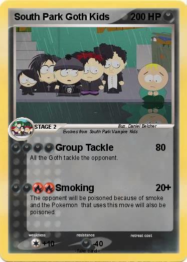 Pokemon South Park Goth Kids