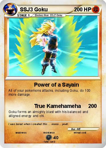 Pokemon SSJ3 Goku