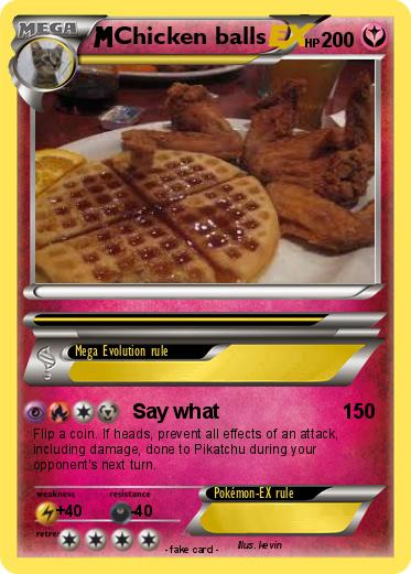 Pokemon Chicken balls