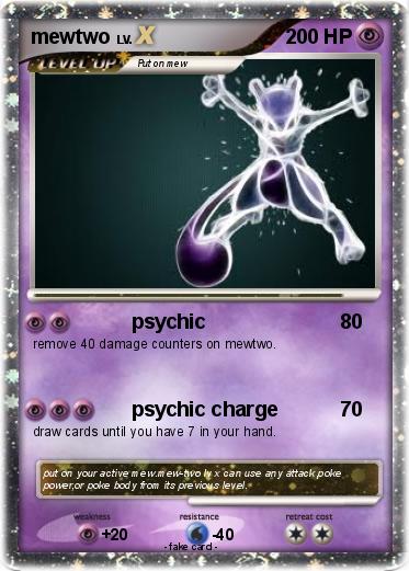 Pokemon mewtwo