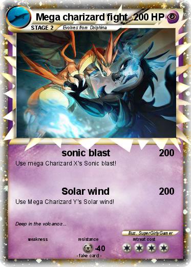 Pokemon Mega charizard fight
