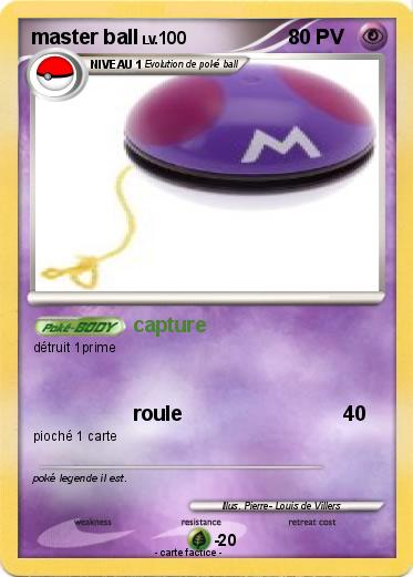 Pokemon master ball