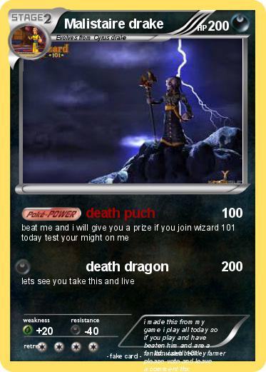 Pokemon Malistaire drake