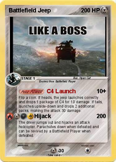 Pokemon Battlefield Jeep