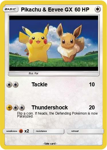 Pokemon Pikachu & Eevee GX